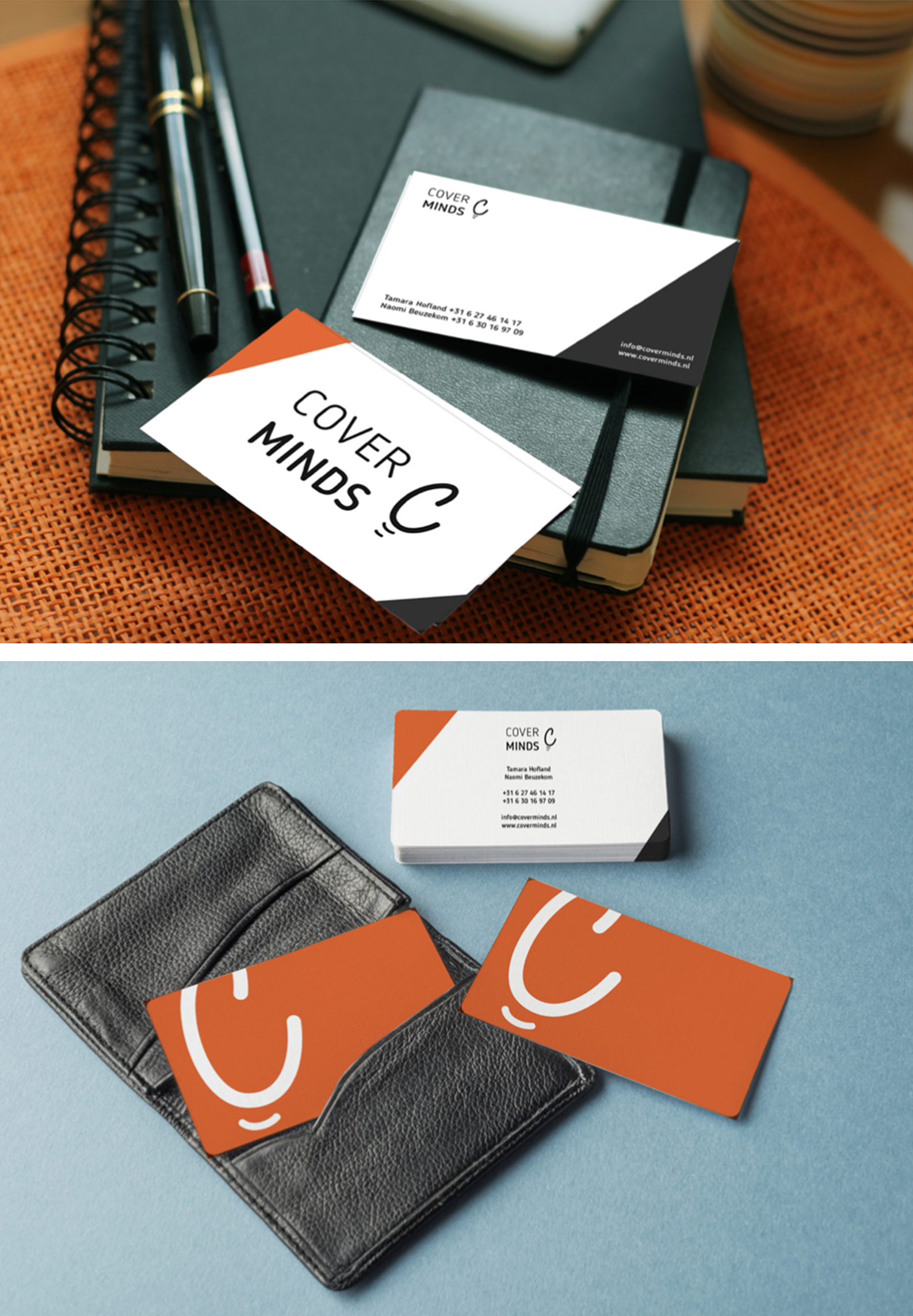 CoverMinds - visitekaartjes concepten