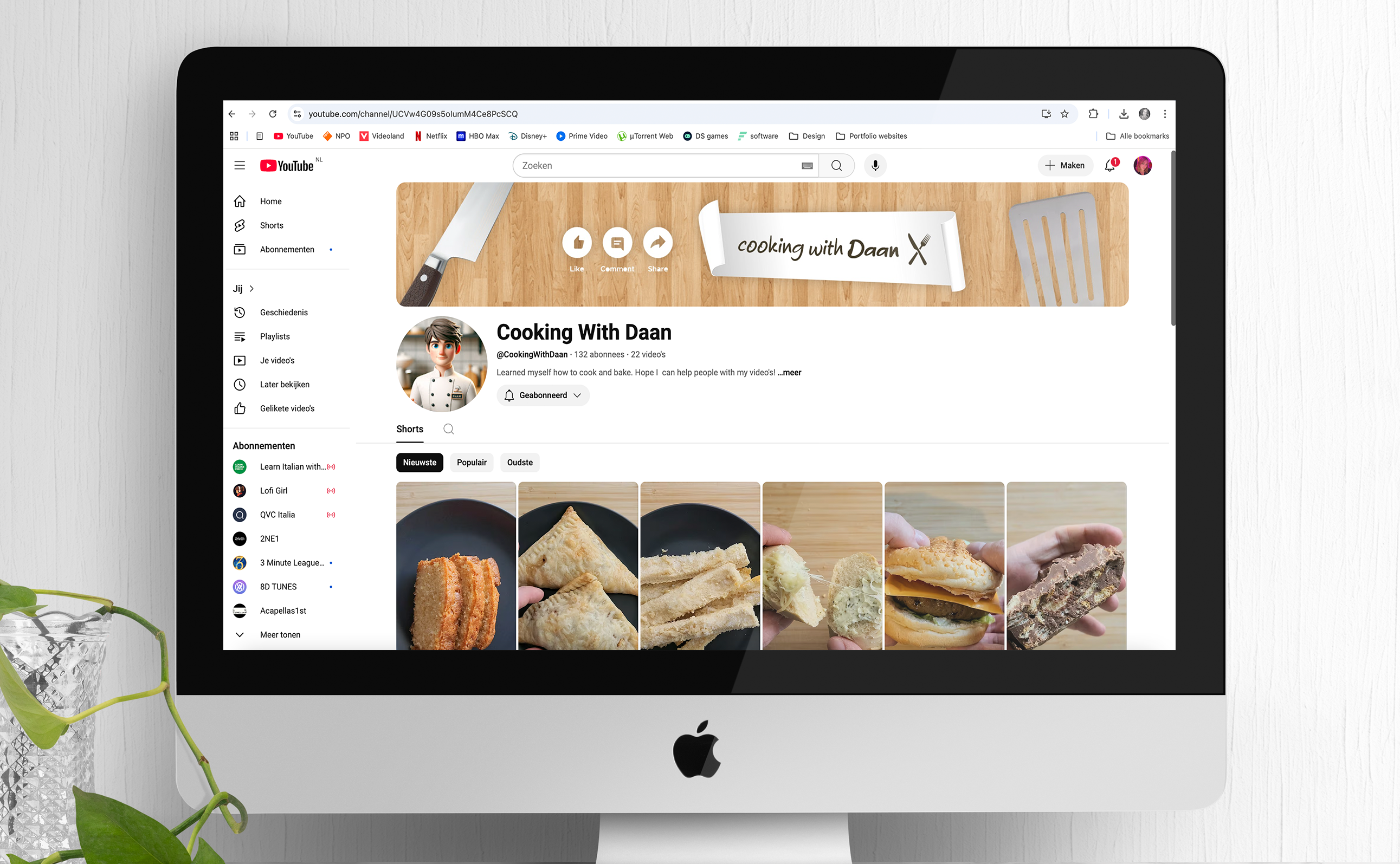 Cooking with Daan - banner